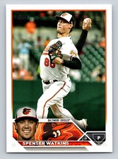 Spenser Watkins 2023 Topps #393 Baltimore Orioles