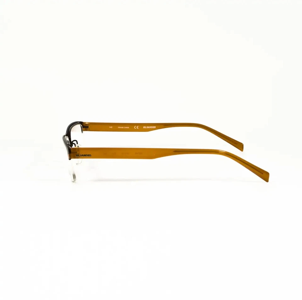 Marco de gafas para hombre Jil Sander JS2140 210 negro rectangular 52-17-145 mm Foto 3 de 3