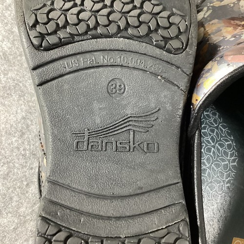 Dansko Women’s Pro XP 2.0 Shattered Patent Leather Shoe Clog Size 39 8.5/9 - Picture 9 of 12