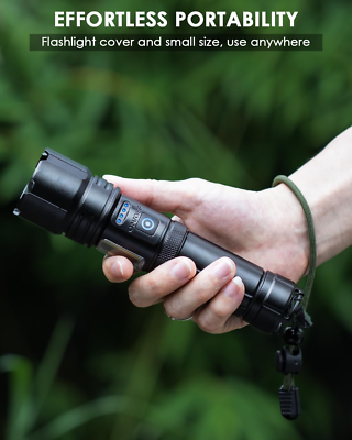 XIXIDIAN Linterna, Potente Foco Recargable De Alto