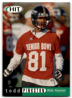 2000 SAGE HIT Todd Pinkston Rookie Southern Miss Golden Eagles #40