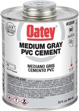 Oatey 30886 Medium-Body PVC Cement 32 oz.