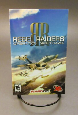 Rebel Raiders Operation Nighthawk PS2 Playstation 2 Instruction Manual Only
