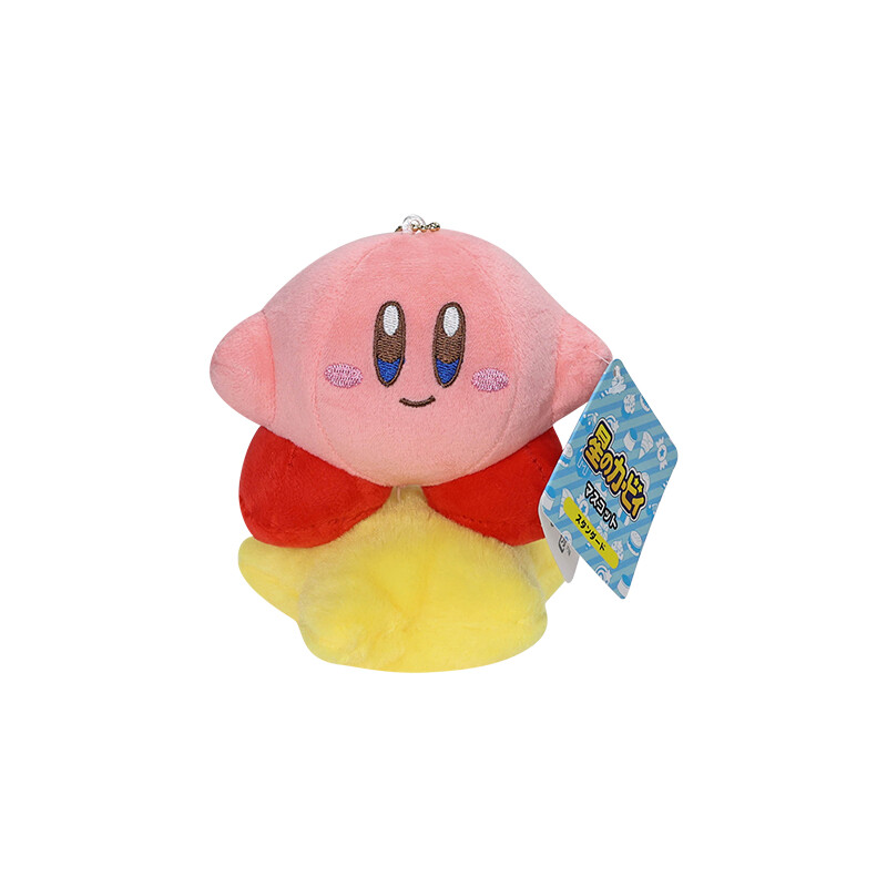 Star Kirby Plush Toys Vibration Type Kirby Keychain Stuffed Doll