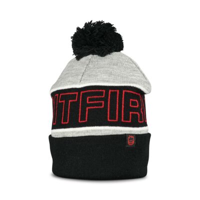 87' Pom Cuff Beanie Hat - Heather Grey 