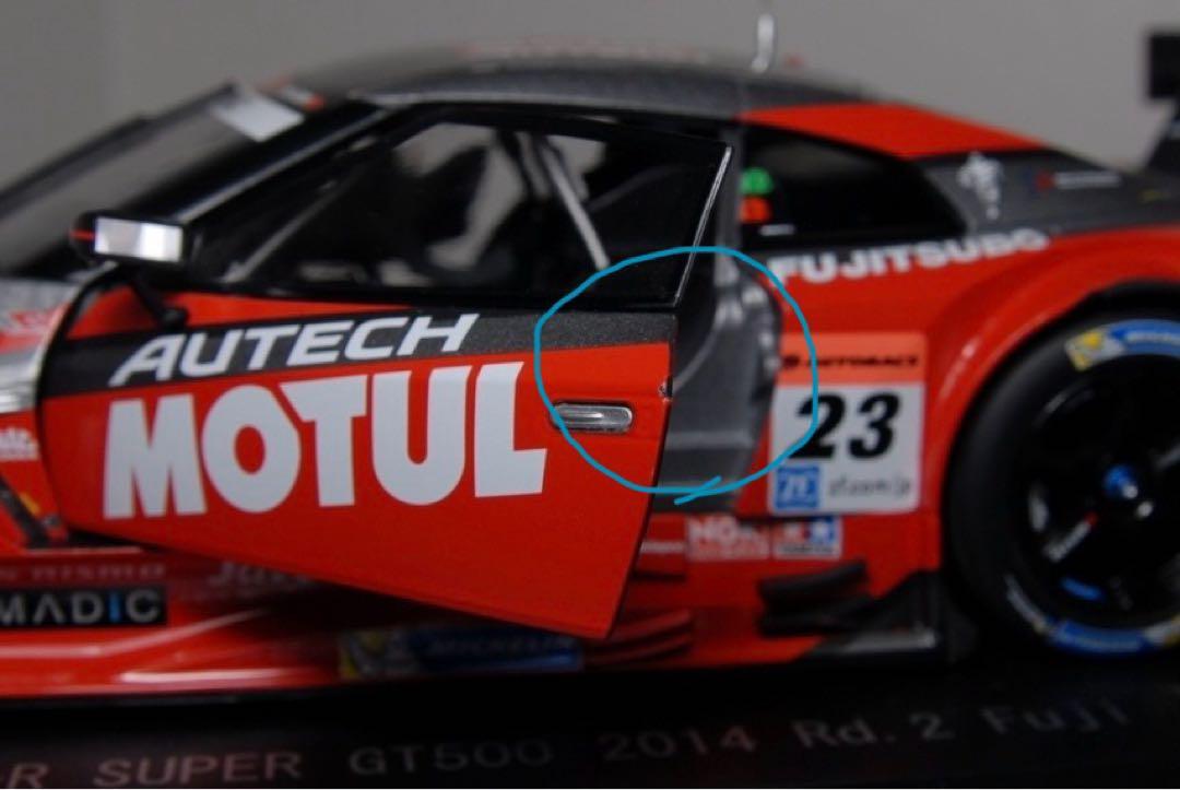 EBBRO Super GT Motul Autech GTR GT500 2014 1/18 Mini Car Red EBBRO Super GT Motul Autech GTR GT500 2014 1/18 Mini Car Red