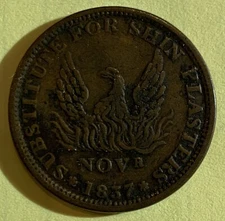 1837 Hard Times Token Millions For Defence Not One Cent For Tribute