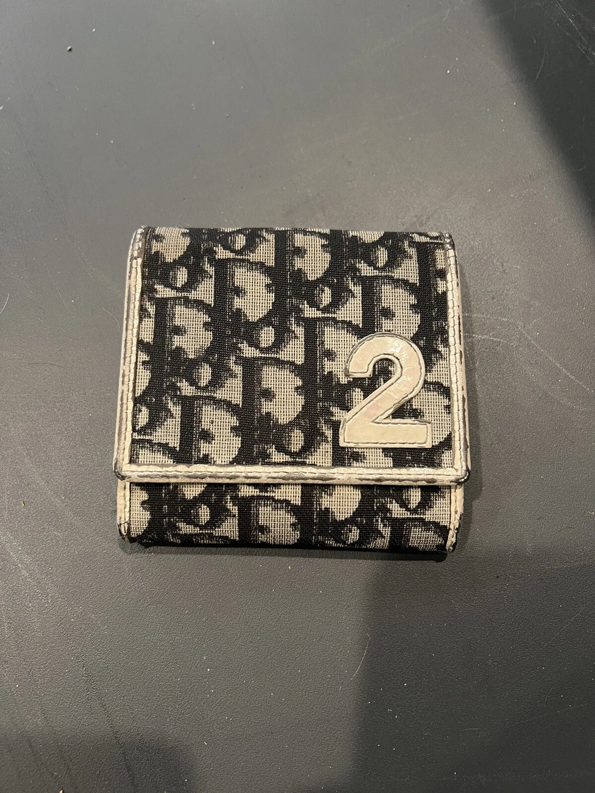 PORTEFEUILLE À PRESSION À DEUX VOLETS CHRISTIAN DIOR TROTTER #2