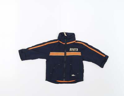 Roots babyblaue Jacke Größe 6-9 Monate