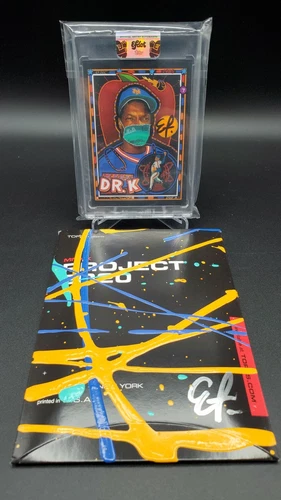 Topps Project 2020 #38/200 DWIGHT GOODEN Efdot Artist Signed/Auto