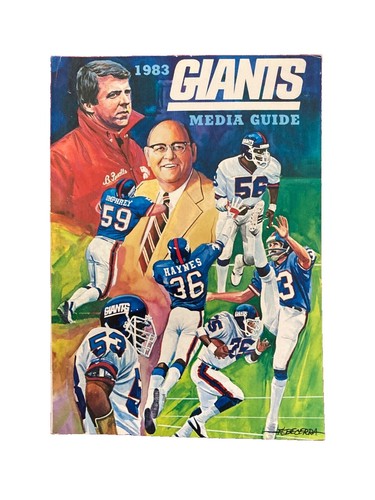 Rare Vintage 1983 New York Giants Huddles Mascot NFL Football Lamp