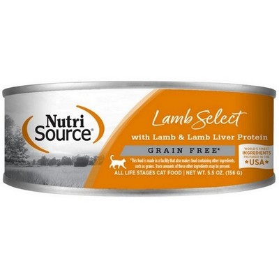 NutriSource Select Recipe Grain Free Canned Cat Food La