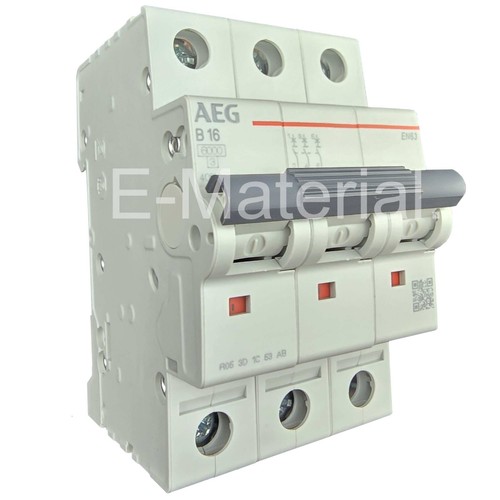 Sicherungsautomat 16A 3-polig AEG EN63 - B16 Sicherung / LS- Schalter - Bild 1 von 6