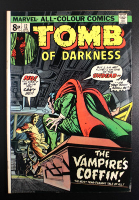 Tomb of Darkness #12 Marvel 1974 Vampire's Coffin VG+