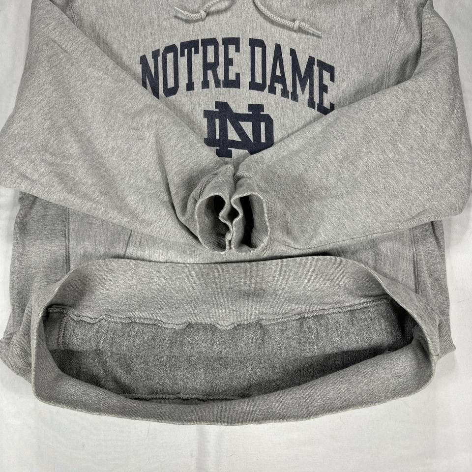 Vintage Sz L Notre Dame Hammes Bookstore Exclusive Hoodie HEAVY THICK