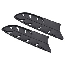 2Pcs Plastic Kitchen Knife Sheath Cover Sleeves for 7" Santoku Knife Black