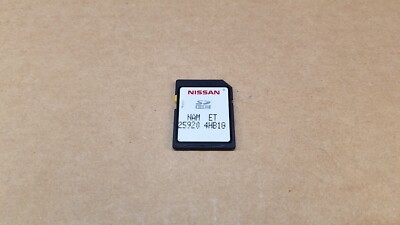 OEM NISSAN INFINITI NAVIGATION MAP DATA CARD SD CARD MEMORY