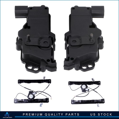 ✔2 Door Lock Actuators + 2 Window Regulators FL&FR For 02-08 Mercury Mountaineer