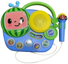 Cocomelon My First Sing-Along Boombox w/ Working Microphone  Built In Music