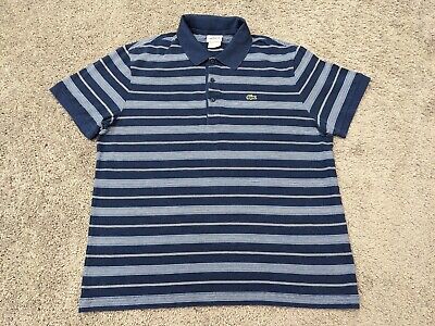 LACOSTE Polo Shirt Mens 6 Regular Fit Striped Blue | eBay LACOSTE Polo Shirt Mens 6 Regular Fit Striped Blue | eBay