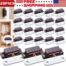 20 Pack Magnetic Cabinet & Door Latch/Catch Closures Kitchen Cabinet Cupboard US