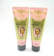 Lot/2 Joah Skin Polish Peel Off Mask Gold JGPM01 ~ 2.65 oz x 2