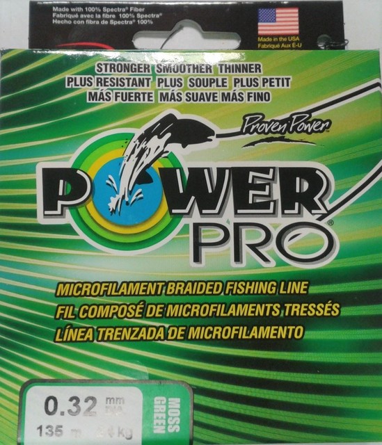 PowerPro Fishing Braid 150yd 33lb Green Power Pro for sale online eBay