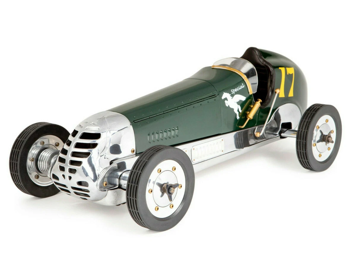 Green BB Korn Indianapolis 1930s Tether Car Model 22" Racing Spindizzy Neu