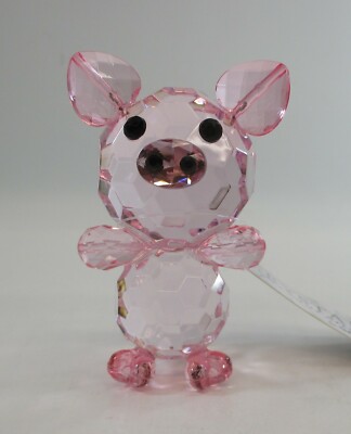 C3 PINK PIG 2,75'' figurine Crystal Expressions Acrylic Ganz acry-675