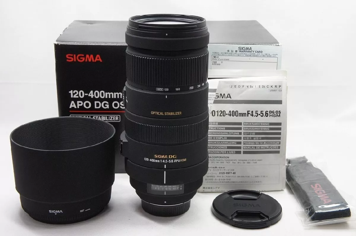 オンライン格安特売 SIGMA 120-400mm F4.5-5.6 APO DG OS HSM