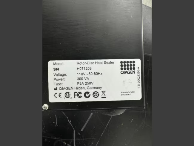 Qiagen Rotor-Disc Heat Sealer