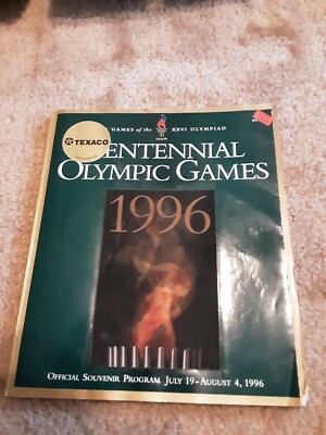 1996 Atlanta Olympics 100 Years Official Event Souvenir Program Magazine