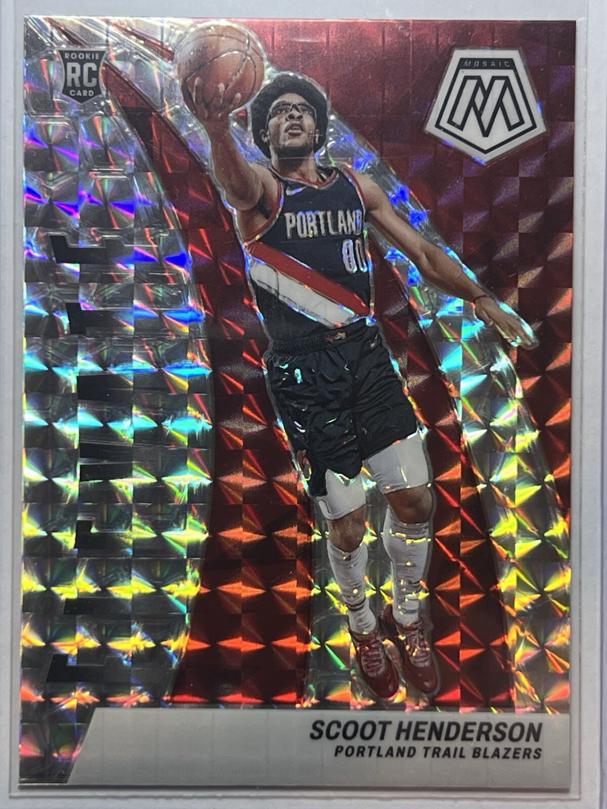 2023-24 Panini Mosaic - Elevate Mosaic Prizm #9 Scoot Henderson (RC)