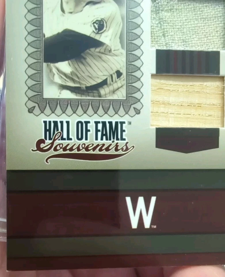 Donruss Greats Harmon Killebrew 2005 Salón de la fama Souvenirs GU Jersey Murciélago Reliquia Muestra Foto 4 de 4