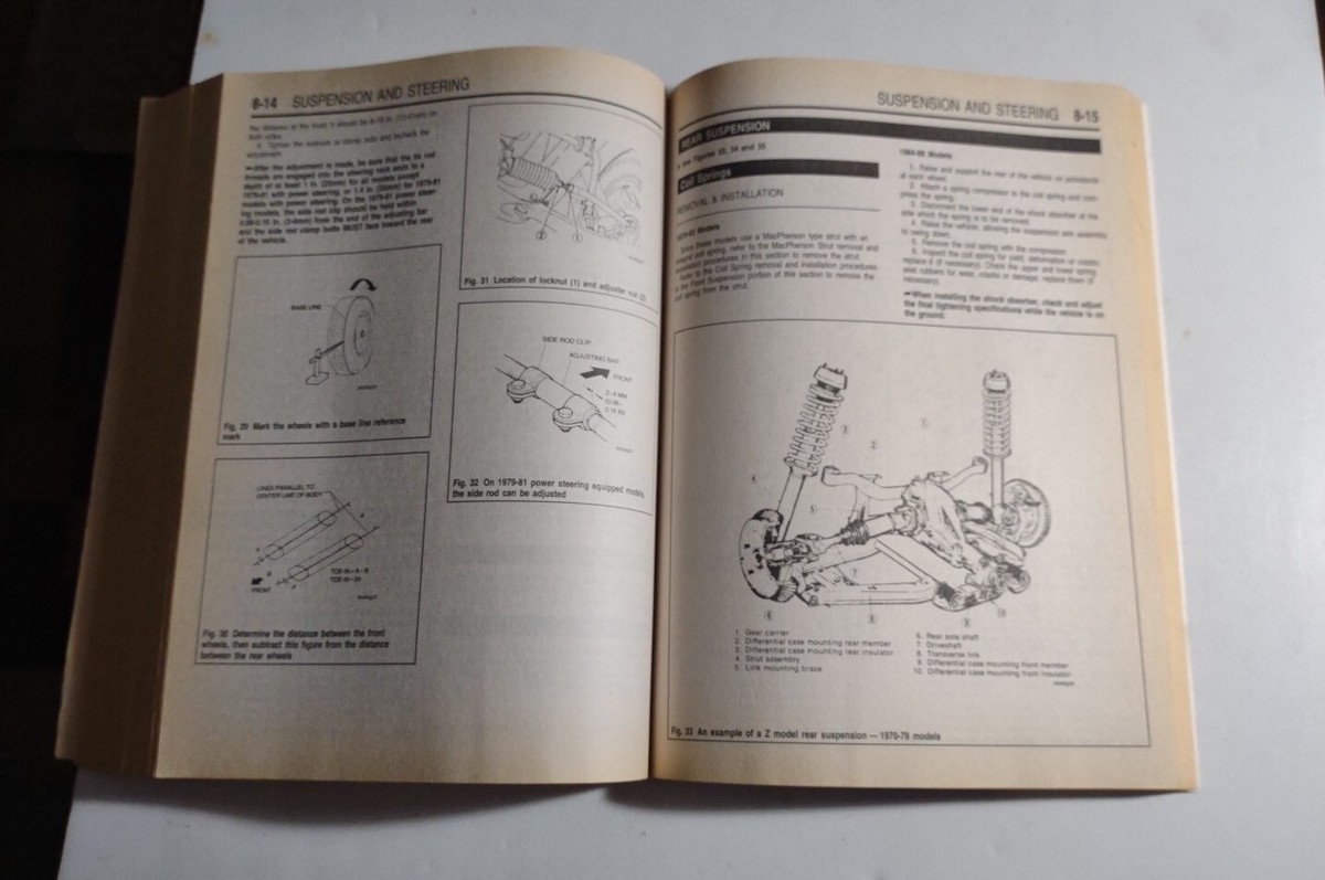 Nissan 1970-1988 Z and ZX Chilton Automotive Repair manual 52800