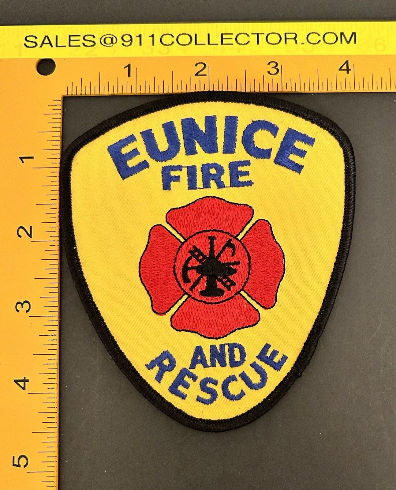 VINTAGE NEW MEXICO NM EUNICE FIRE RESCUE DEPT PATCH LEA COUNTY eBay