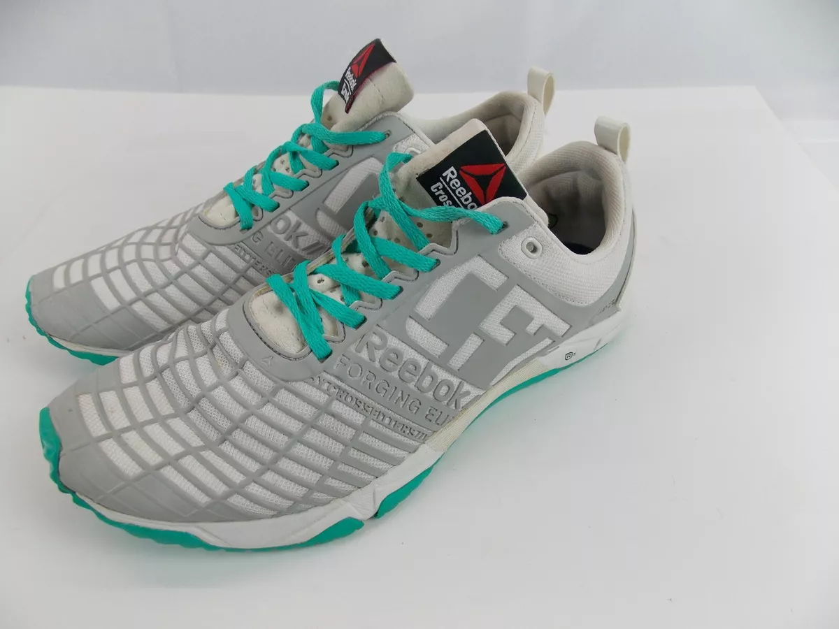 ukrudtsplante Forkert Drik vand Reebok Crossfit Sprint TR CF74 White Teal Athletic Shoes Womens Size 10  M42685 | eBay