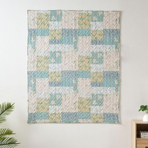 "Coperta Groenlandia Home Fashions Evangeline Lussuosa Cotone Nebbia 50"" x 60" - Foto 3 di 5
