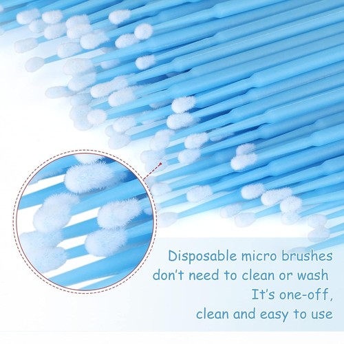 500PCS Cotton Swabs Wood Disposable Micro Applicators Brush for Makeup & Persona - Picture 6 of 15