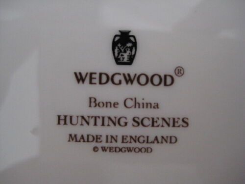 WEDGWOOD COALPORT DESIGN HOUNDS & FOX HUNTING SCENE 8 SIDED DISH OCTAGONAL TRAY - Picture 8 of 8