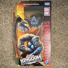 Hasbro Transformers Kingdom War for Cybertron Optimus Primal Transforming Figure