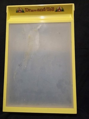 Original Vintage Drawing Light Box, Draw And Tell Drawing Tracing Toy 1960 s 