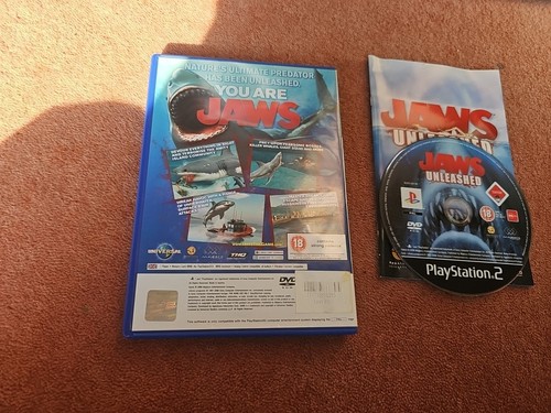 Jaws Unleashed - PlayStation 2 PS2 UK PAL Game Complete With Manual - Bild 2 von 5