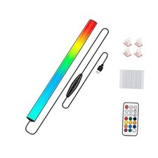 Under Monitor RGB Light Bar, LED Light for Desk Gaming Setup, USB 12 inch