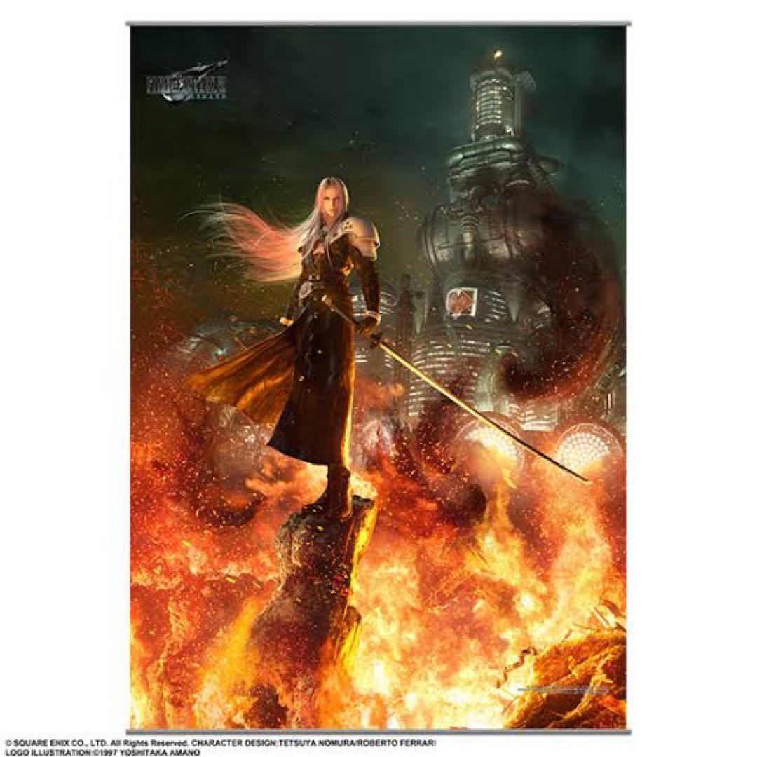 FINAL FANTASY VII ウォールスクロール　2枚セット Final Fantasy VII Remake WAll Scroll vol.2 Sephiroth | eBay