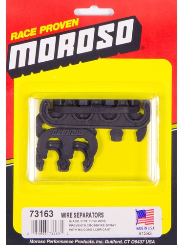 Moroso Spark Plug Wire Loom 11 mm or Sleeved Wires Black Universal Kit (73163) - Picture 1 of 12