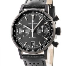 Hamilton American Classic Intra Matic Auto Chrono H38446730 Black PVD Black Auto