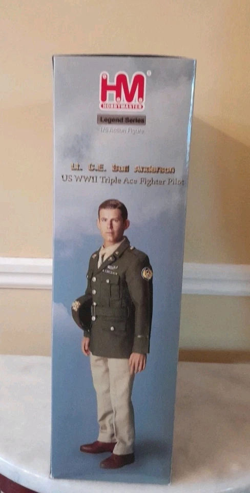 SIN SELLAR Hobby Master HF0002 1:6 Lt. C.E. Bud Anderson US WWII Fighter Pilot Foto 4 de 4