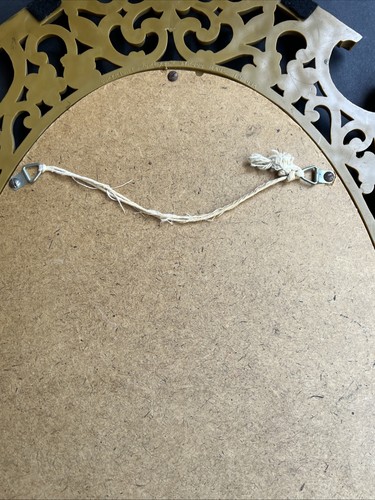 Vintage Gold Syroco 1965 Ornate Oval Wall Mirror Baroque Hollywood Regency USA - Picture 14 of 16