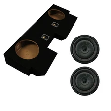 Kicker 43CVT102 Sub + ASC Dual 10" Subwoofer Box Combo